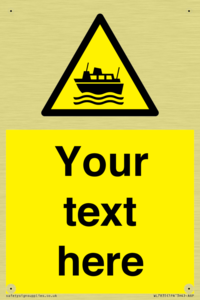 Custom warning ferries crossing vessels